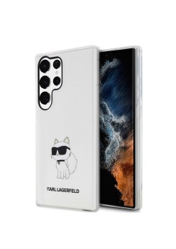 Husa Samsung Galaxy S23 Ultra - Karl Lagerfeld Hardcase Transparent (KLHCS23LHNCHTCT) - Ikonik Choupette