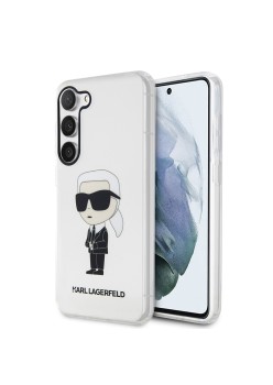 Husa Samsung Galaxy S23 - Karl Lagerfeld Hardcase Transparent (KLHCS23SHNIKTCT) - Ikonik Karl Lagerfeld