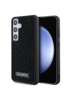 Husa Samsung Galaxy S24 Plus - Karl Lagerfeld Hardcase Rhinestone (KLHCS24MHDSPRK) - Metal Logo