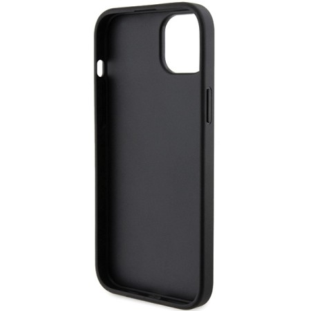 Husa pentru iPhone 15 / iPhone 14 / iPhone 13 - Karl Lagerfeld Saffiano Cardslot (KLHCP15SSAPKCNPK) - KarlandChoupette