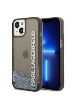 Husa pentru iPhone 15 Plus / iPhone 14 Plus - Karl Lagerfeld Hardcase Liquid Glitter (KLHCP14MLCKVK) - Elong