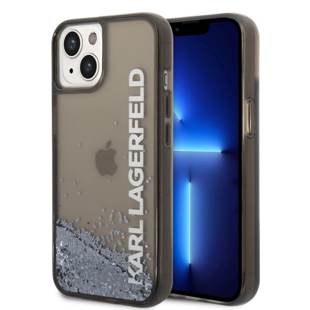 Husa pentru iPhone 15 / iPhone 14 / iPhone 13 - Karl Lagerfeld Hardcase Liquid Glitter (KLHCP14SLCKVK) - Elong