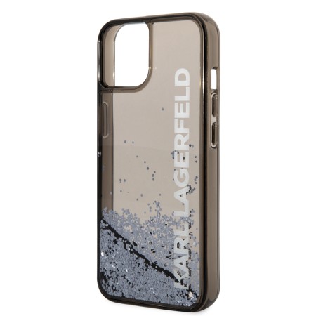 Husa pentru iPhone 15 / iPhone 14 / iPhone 13 - Karl Lagerfeld Hardcase Liquid Glitter (KLHCP14SLCKVK) - Elong