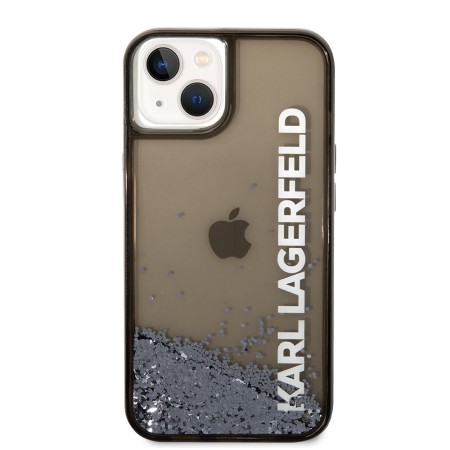 Husa pentru iPhone 15 / iPhone 14 / iPhone 13 - Karl Lagerfeld Hardcase Liquid Glitter (KLHCP14SLCKVK) - Elong
