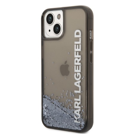 Husa pentru iPhone 15 / iPhone 14 / iPhone 13 - Karl Lagerfeld Hardcase Liquid Glitter (KLHCP14SLCKVK) - Elong