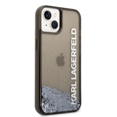 Husa pentru iPhone 15 / iPhone 14 / iPhone 13 - Karl Lagerfeld Hardcase Liquid Glitter (KLHCP14SLCKVK) - Elong
