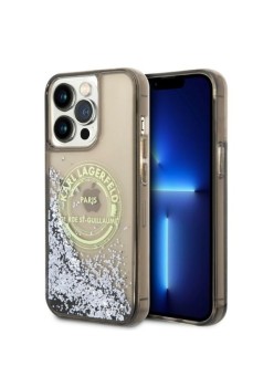Husa pentru iPhone 14 Pro Max - Karl Lagerfeld Hardcase Liquid Glitter (KLHCP14XLCRSGRK) - RSG