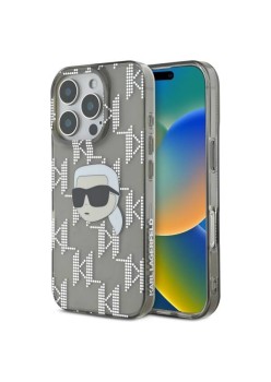 Husa pentru iPhone 16 Pro - Karl Lagerfeld IML Luxury Electroplated (KLHCP16LHKLPKHK) - Karl Head