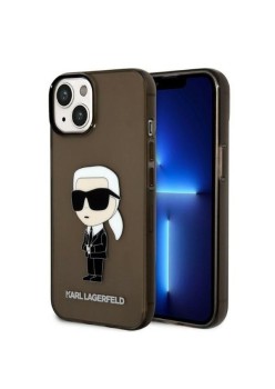 Husa iPhone 15 Plus / iPhone 14 Plus - Karl Lagerfeld Hardcase (KLHCP14MHNIKTCK) - Ikonik Karl Lagerfeld
