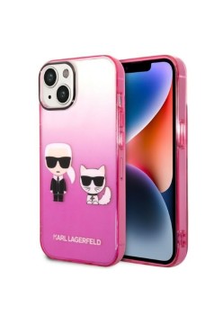 Husa iPhone 15 Plus / iPhone 14 Plus - Karl Lagerfeld Hardcase (KLHCP14MTGKCP) - Gradient Ikonik KarlandChoupette