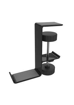 Suport pentru Birou Multifunctional, Organizator Genti, Casti, Black