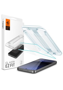 Folie pentru Samsung Galaxy S24 FE (set 2) - Spigen Glas.tR EZ FIT - Clear