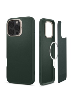 Husa pentru iPhone 16 Pro - Spigen Cyrill Kajuk MagSafe - Forest Green