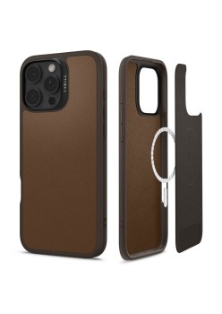 Husa pentru iPhone 16 Pro - Spigen Cyrill Kajuk MagSafe - Saddle Brown