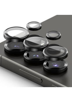 Folie Camera pentru Samsung Galaxy S25 Ultra - Ringke Camera Lens Frame Glass - Black