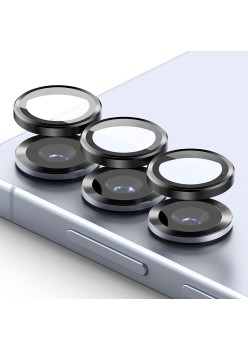 Folie Camera pentru Samsung Galaxy S25 Plus - Ringke Camera Lens Frame Glass - Black