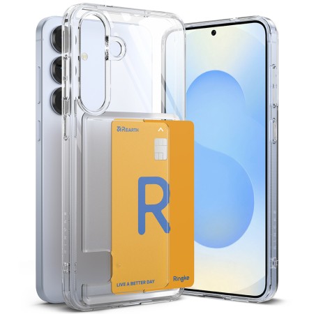 Husa pentru Samsung Galaxy S25 - Ringke Fusion Card - Clear