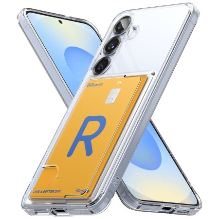 Husa pentru Samsung Galaxy S25 - Ringke Fusion Card - Clear