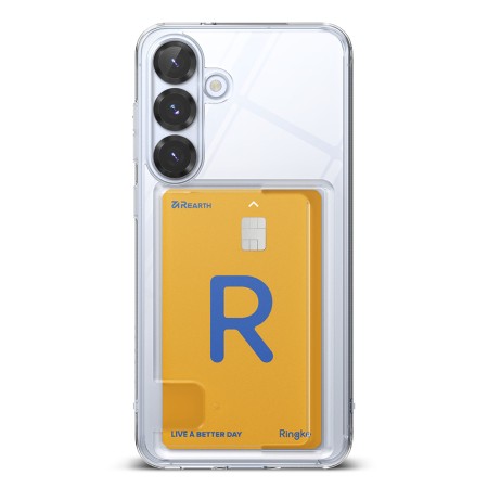 Husa pentru Samsung Galaxy S25 - Ringke Fusion Card - Clear