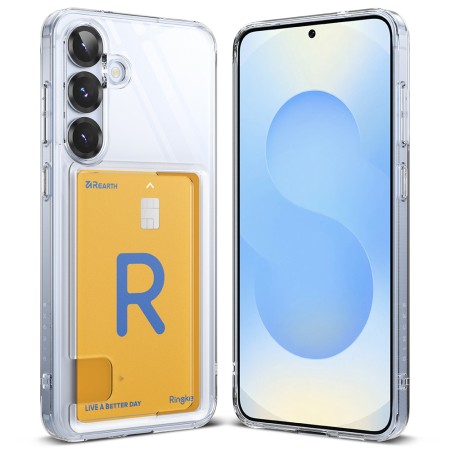 Husa pentru Samsung Galaxy S25 - Ringke Fusion Card - Clear