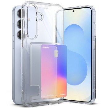 Husa pentru Samsung Galaxy S25 Plus - Ringke Fusion Card - Clear