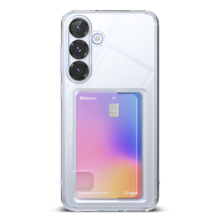 Husa pentru Samsung Galaxy S25 Plus - Ringke Fusion Card - Clear