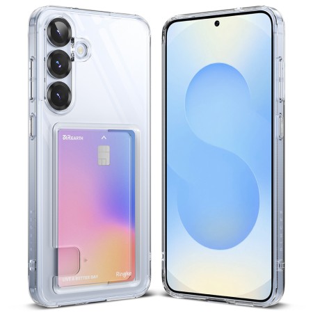Husa pentru Samsung Galaxy S25 Plus - Ringke Fusion Card - Clear