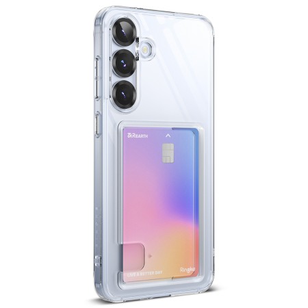 Husa pentru Samsung Galaxy S25 Plus - Ringke Fusion Card - Clear