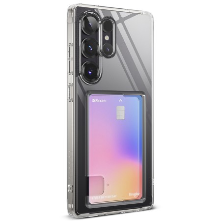 Husa pentru Samsung Galaxy S25 Ultra - Ringke Fusion Card - Clear