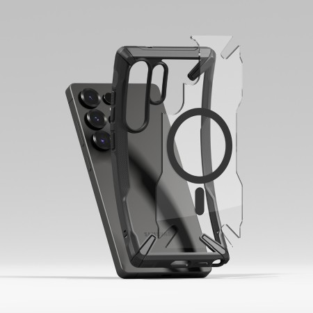 Husa pentru Samsung Galaxy S25 Ultra - Ringke Fusion X MagSafe - Black