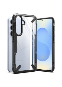 Husa pentru Samsung Galaxy S25 - Ringke Fusion X - Black