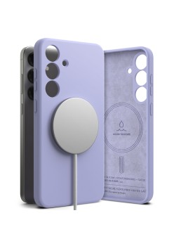 Husa pentru Samsung Galaxy S25 Plus - Ringke Silicone Magnetic MagSafe - Lavender