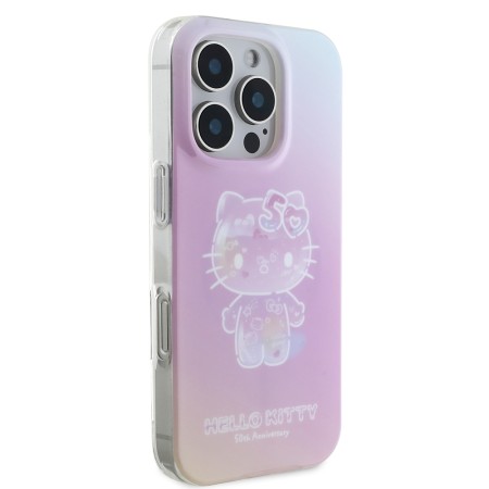 Husa pentru iPhone 16 Pro Max - Hello Kitty Hardcase IML 50TH Anniversary MagSafe - Pink