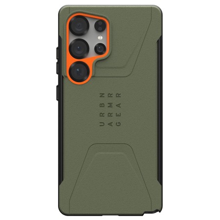 Husa pentru Samsung Galaxy S25 Ultra - UAG Civilian Pro MagSafe - Olive Drab / Orange