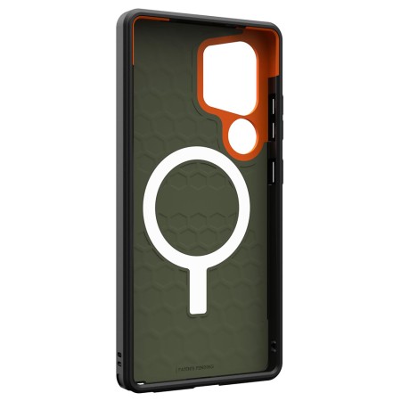 Husa pentru Samsung Galaxy S25 Ultra - UAG Civilian Pro MagSafe - Olive Drab / Orange