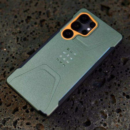Husa pentru Samsung Galaxy S25 Ultra - UAG Civilian Pro MagSafe - Olive Drab / Orange