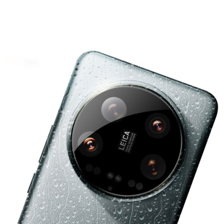 Folie Camera pentru Xiaomi 14 Ultra, Full Camera Glass, Black