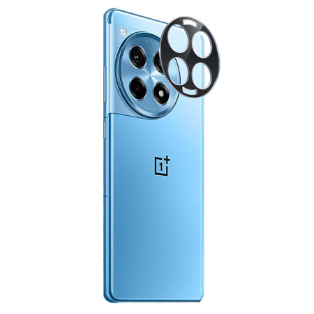Folie Camera pentru OnePlus 12R, Full Camera Glass, Black