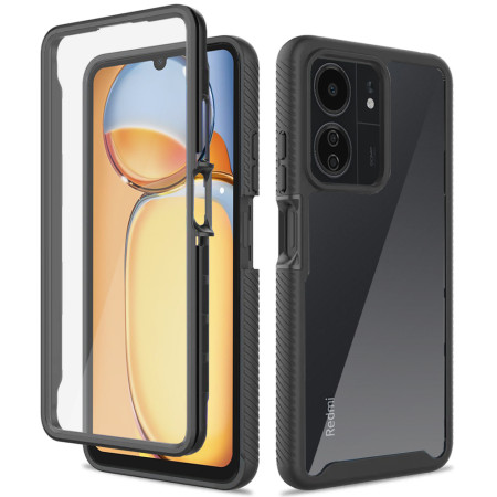 Husa 360 DefencePro pentru Xiaomi Redmi 13C 4G / 13C 5G / Poco M6 / C65, Black