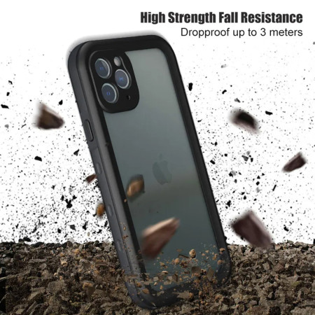 Husa pentru iPhone 14 Pro Max, ShellBox Waterproof IP68, Black