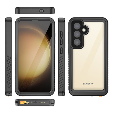 Husa pentru Samsung Galaxy S24 Plus, ShellBox Waterproof IP68, Black