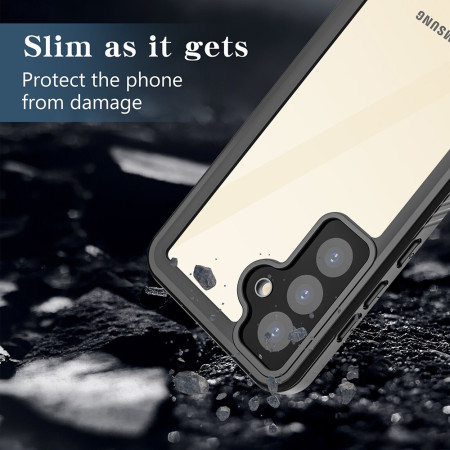 Husa pentru Samsung Galaxy S24 Plus, ShellBox Waterproof IP68, Black