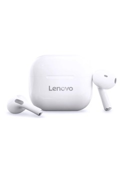 Casti Fara Fir, Wireless, Half-In-Ear - Lenovo LivePods (LP40) - White