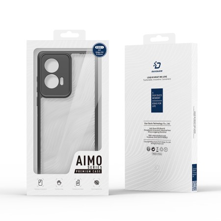 Husa pentru Motorola Edge 50 Fusion - Dux Ducis Aimo Series - Black