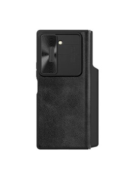 Husa pentru Samsung Galaxy Z Fold6 - Nillkin Qin Pro Leather Case - Black