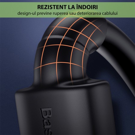 Cablu HDMI la HDMI, 4K, 60Hz, 18Gbps, 1m - Baseus CADKLF-E01