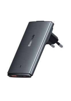 Incarcator USB, Type-C cu Plug UE/UK + Cablu Type-C - Baseus (CCGP150113) - Grey