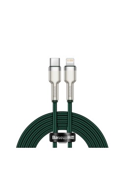 Cablu Type-C la Lightning 20W, 2m - Baseus Cafule Series (CATLJK-B06) - Green
