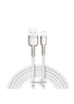 Cablu de Date USB la Lightning 2.4A, 2m - Baseus Cafule (CALJK-B02) - White