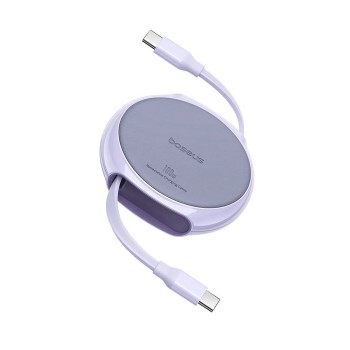 Cablu Type-C la Type-C, 100W, 1m - Baseus Pathfinder (P10368400511-00) - Nebula Purple